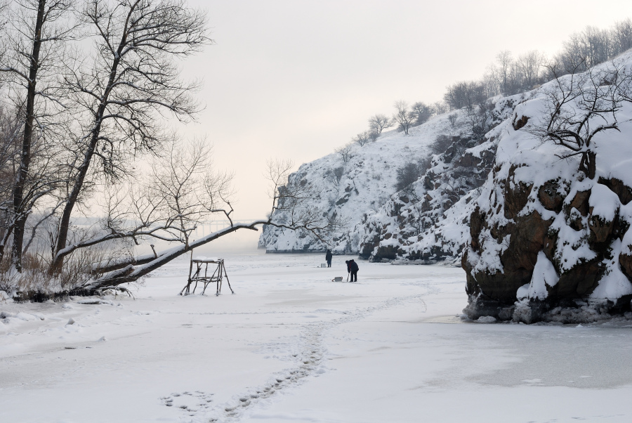 Фотографія Зима.Днепр.Рыбалка / S E R G I O / photographers.ua