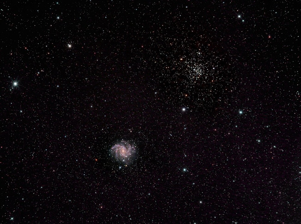 Фотографія NGC 6946, галактика "Фейерверк" и звездное скопление NGC6939 / Георгий С. / photographers.ua